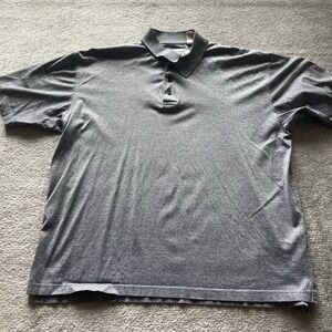 Tehama Clint Eastwood Terry Cloth Polo Shirt Mens L Cotton Golf Stretch Comfort